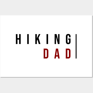 HIKING DAD | Minimal Text Aesthetic Streetwear Unisex Design for Fitness/Athletes/Hikers | Shirt, Hoodie, Coffee Mug, Mug, Apparel, Sticker, Gift, Pins, Totes, Magnets, Pillows Posters and Art